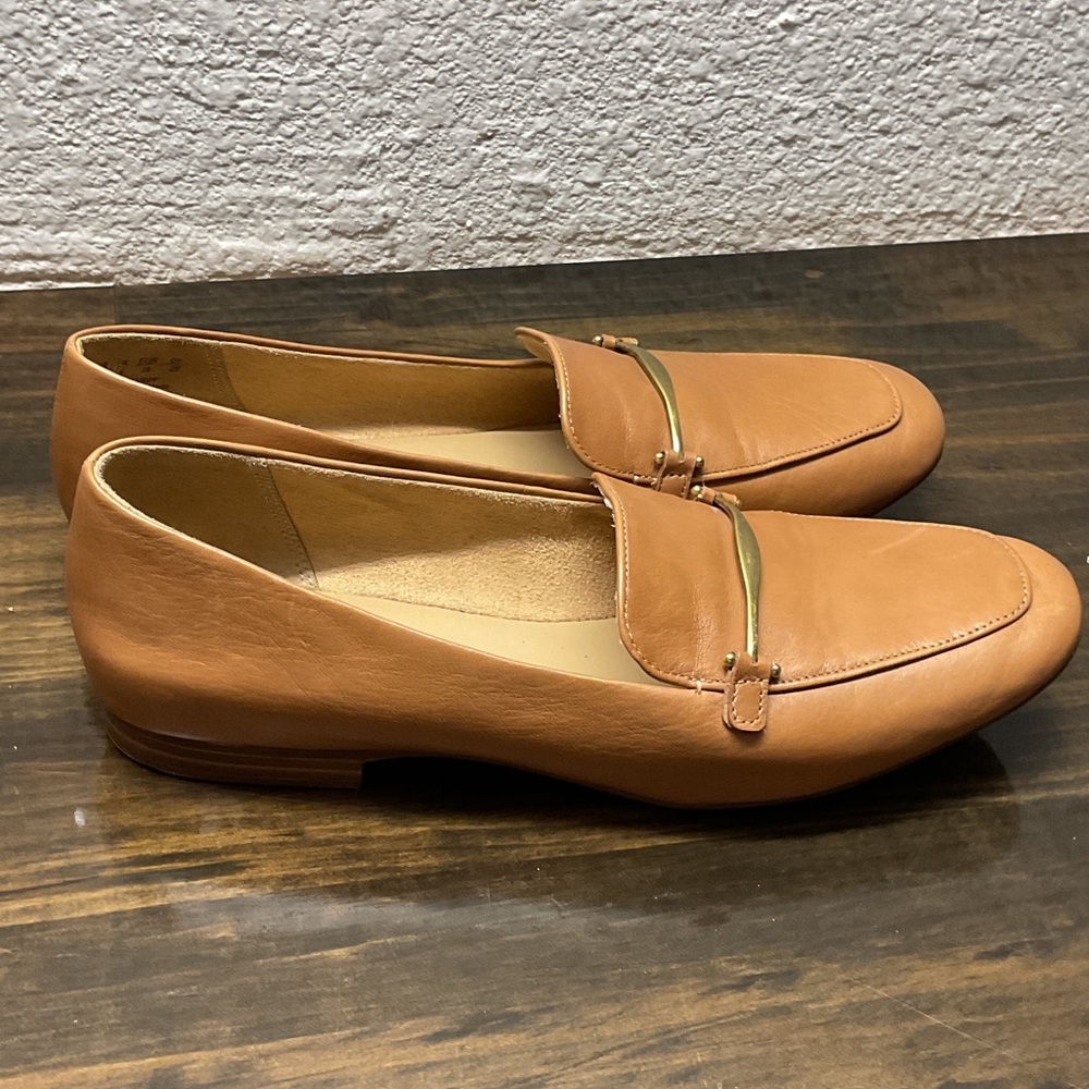 Naturalizer Emiline L Loafer Toffee Size 9 Tan Leather